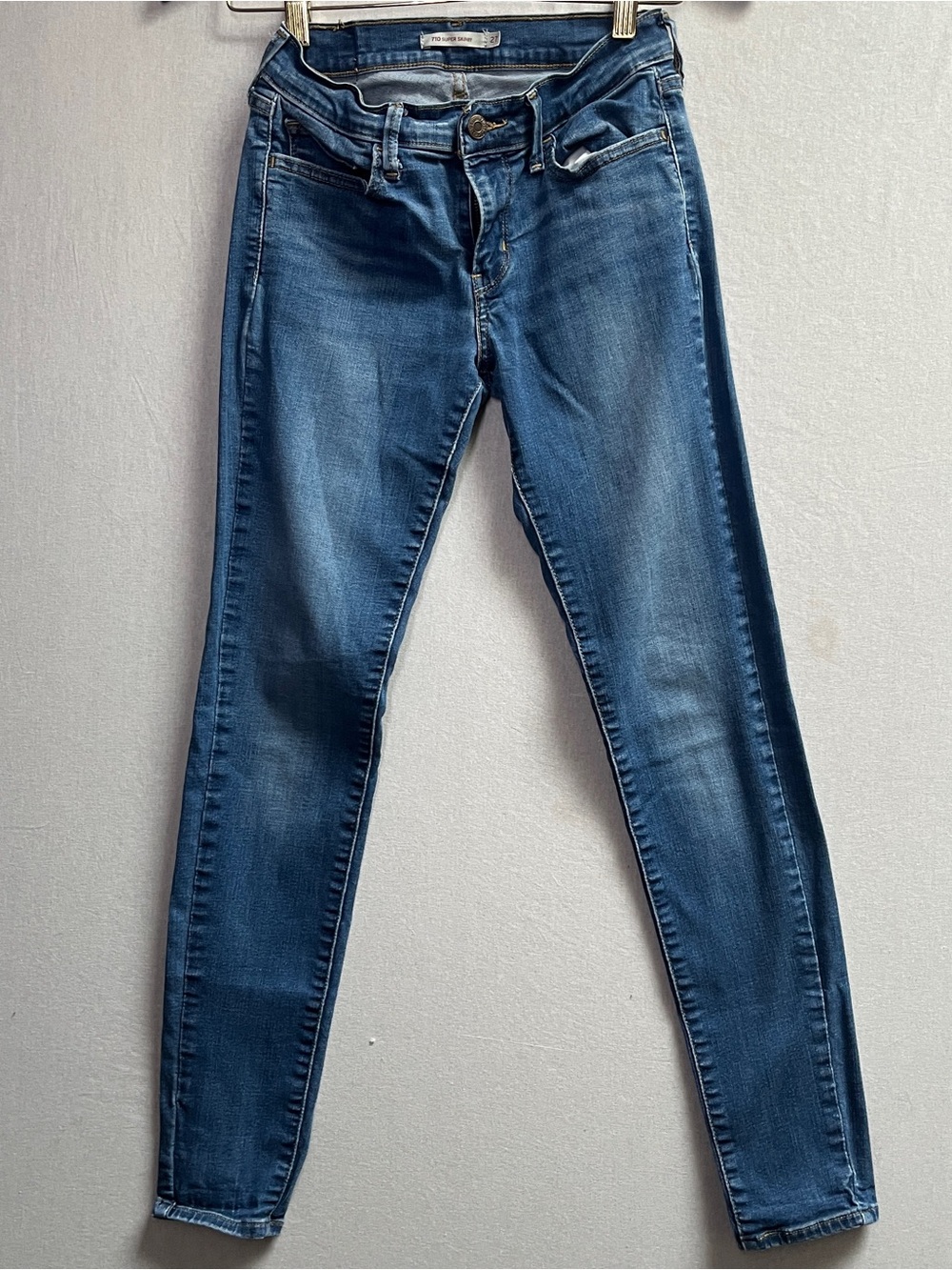 Levi’s 710 Skinny Classic Women's Blue Denim Jeans Size 27